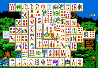 Shanghai II Dragon's Eye screenshot 3 for Sega Genesis